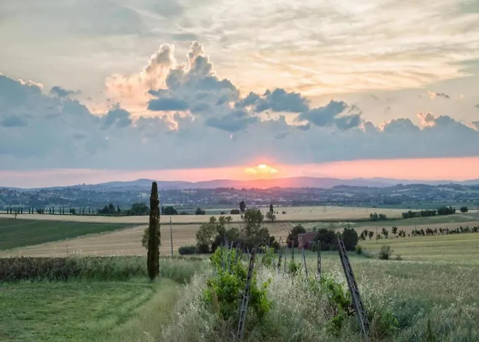 In With Pool And Val Di Chiana View *